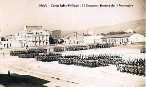Oran - Camp Saint-Philippe - 2e Zouaves - Remise de la Fourragere
